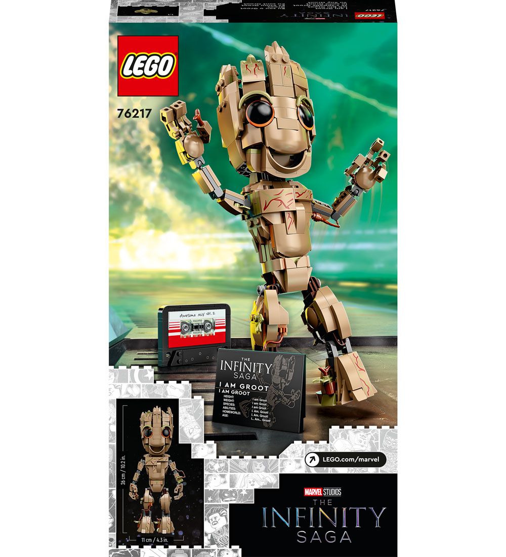 LEGO® Marvel The Infinity Saga - Jeg Er Groot 76217 - 476 Dele