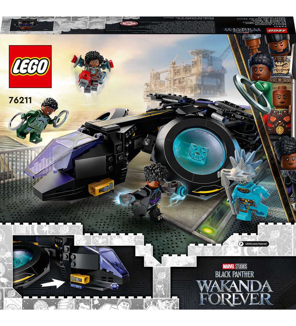 LEGO® Marvel Black Panther - Shuris Sunbird 76211 - 355 Dele
