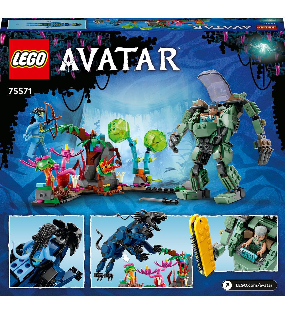LEGO® Avatar - Neytiri og Thanator Mod Quaritch i AMP-dragt 7557
