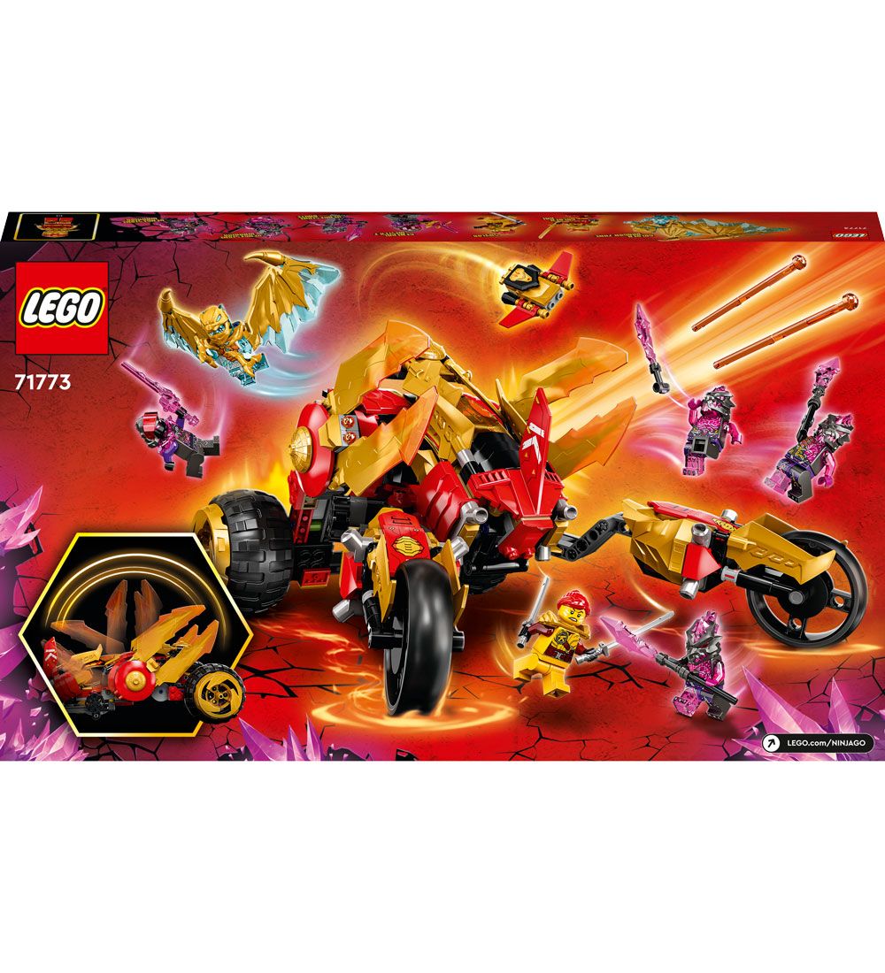 LEGO Ninjago - Kais Gyldne Drage-angriber 71773 - 624 Dele