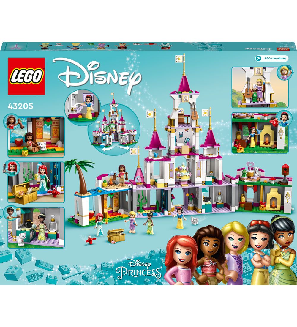 LEGO® Disney - Ultimativt Eventyrslot 43205 - 698 Dele