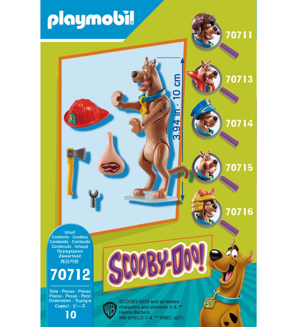 Playmobil SCOOBY-DOO! - Brandmandsfigur Samlerobjekt - 70712 - 1