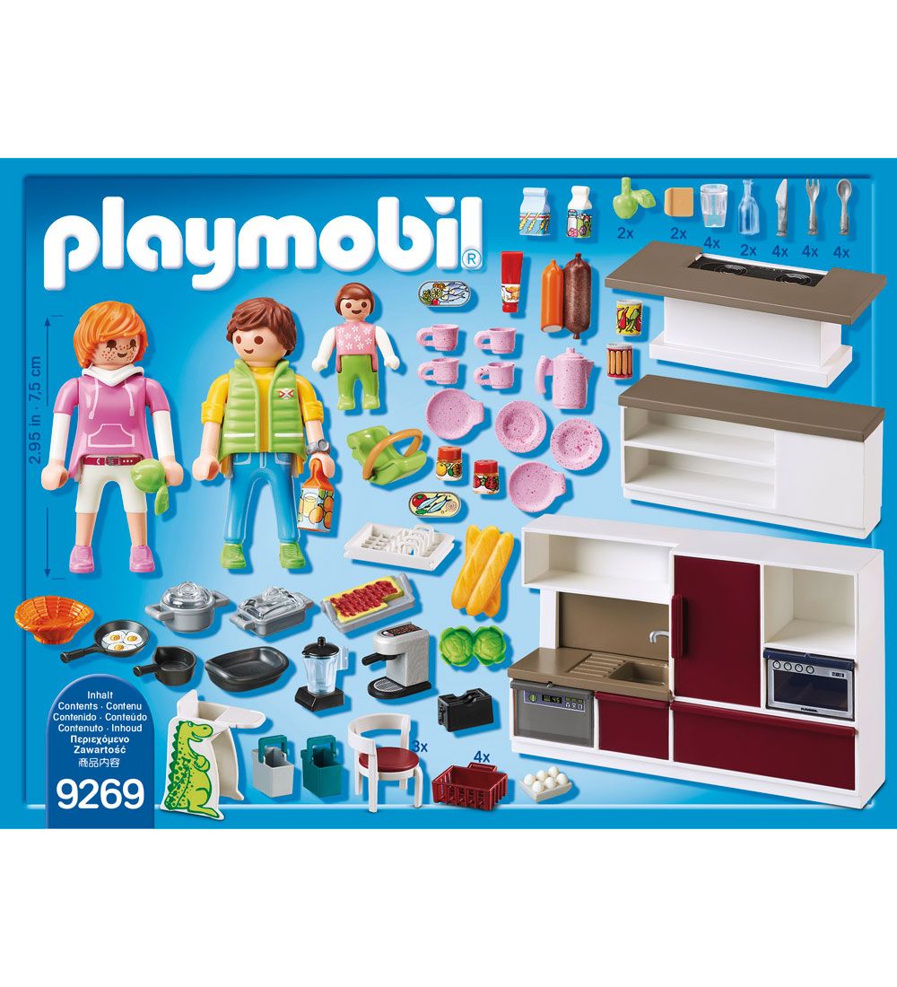 Playmobil City Life - Stort Samtalekkken - 9269 - 102 Dele