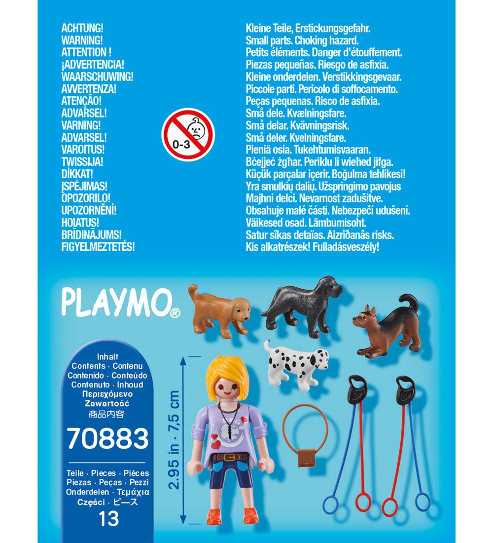 Playmobil SpecialPlus - Hundepasser - 70883 - 13 Dele