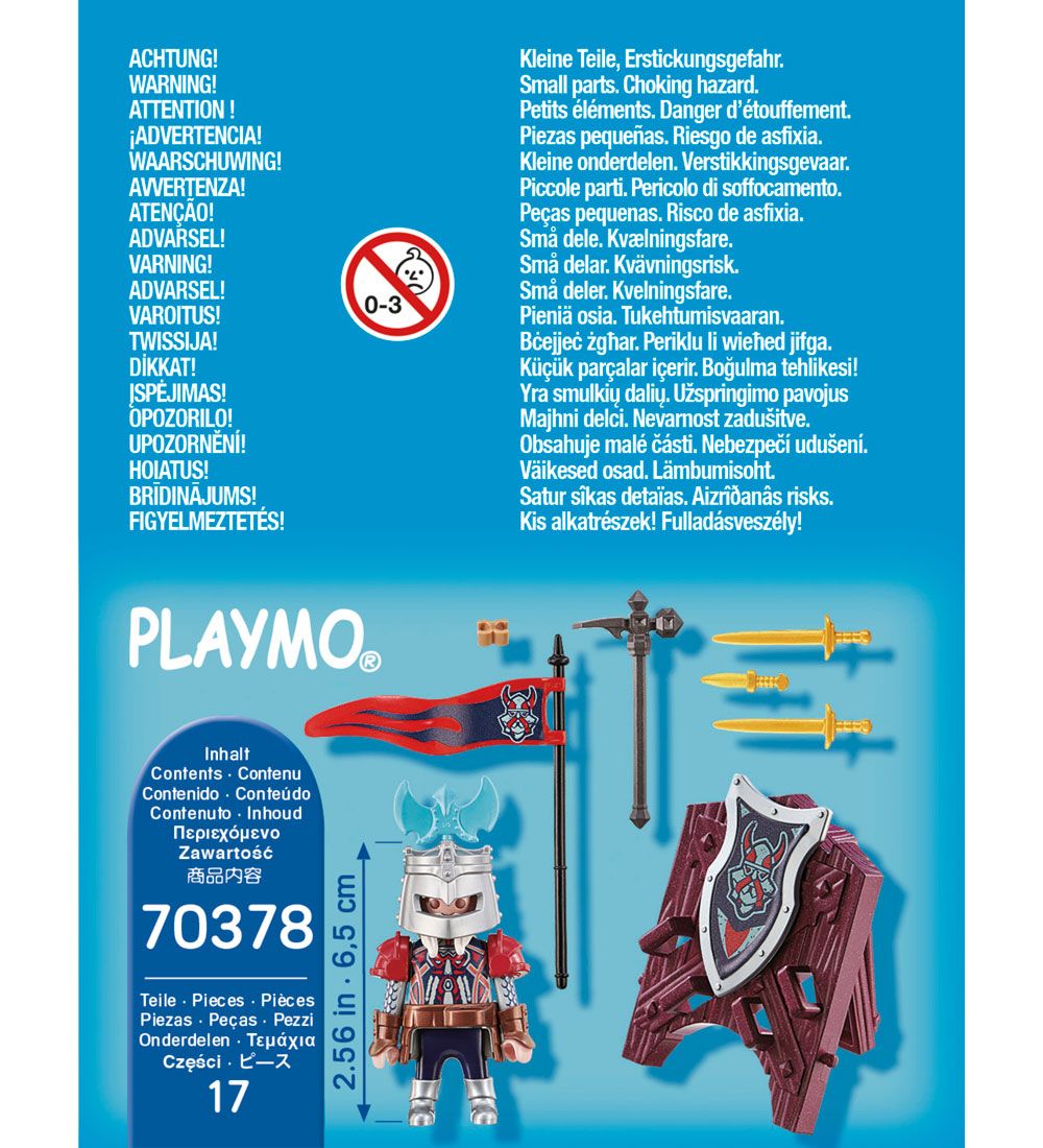 Playmobil SpecialPlus - Dværgridder - 70378 - 17 Dele