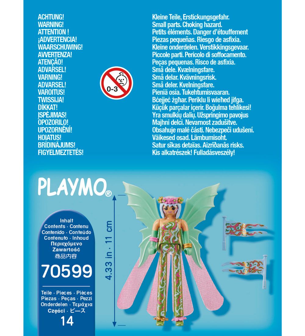 Playmobil SpecialPlus - Pige P Stylter "Fe" - 70599 - 14 Dele