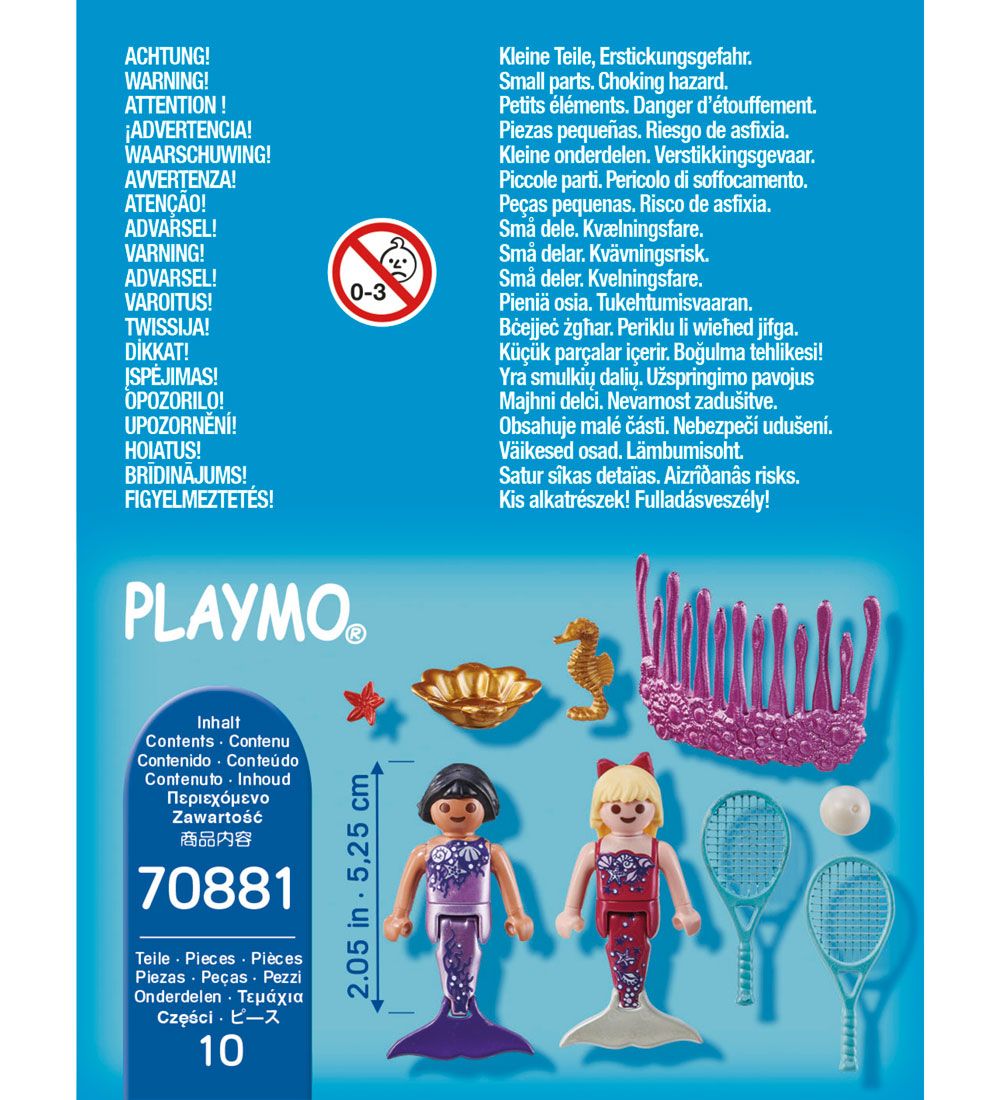 Playmobil SpecialPlus - Legende Havfruer - 70881 - 10 Dele