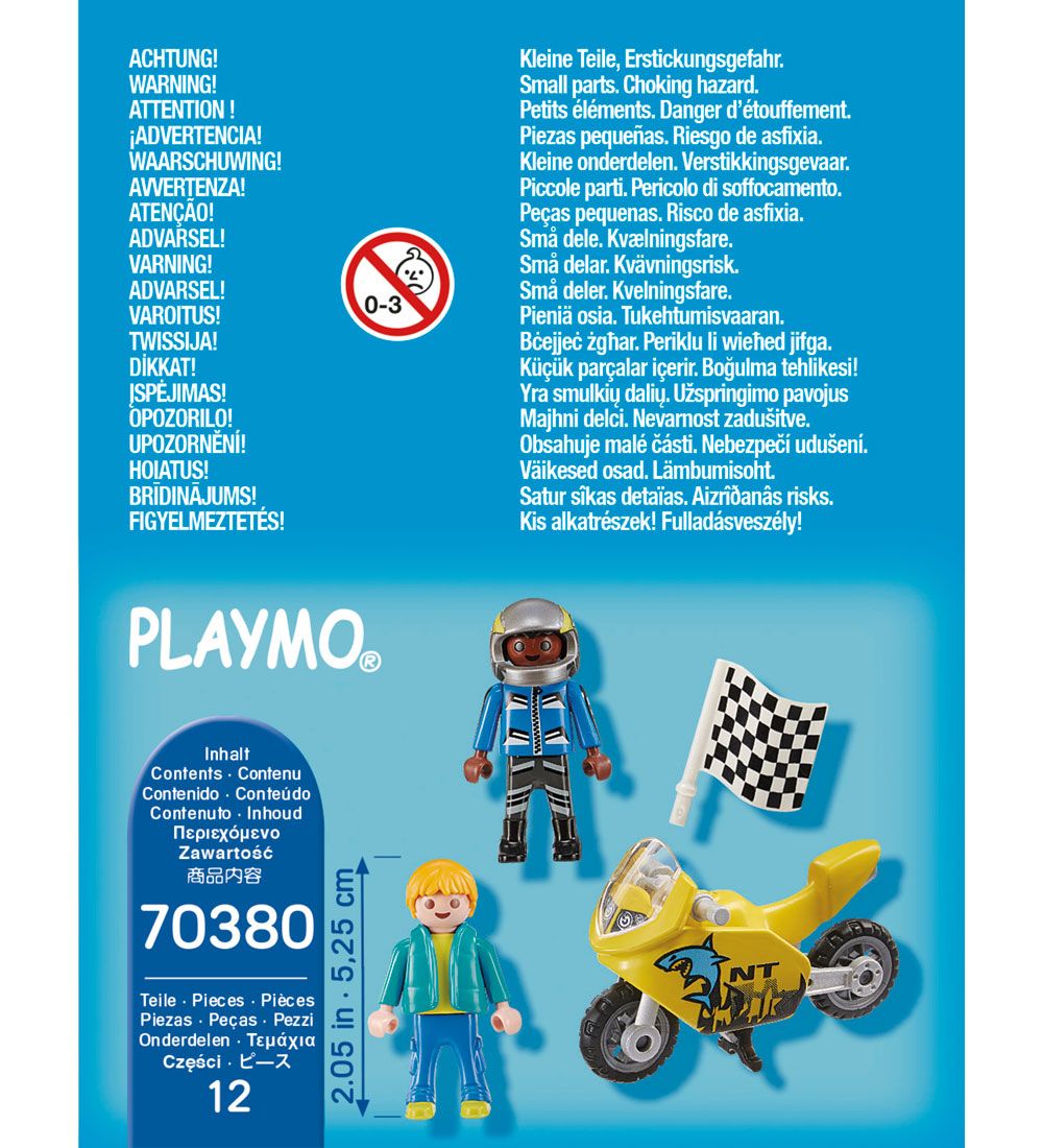 Playmobil SpecialPlus - Drenge Med Racercykler - 70380 - 12 Dele