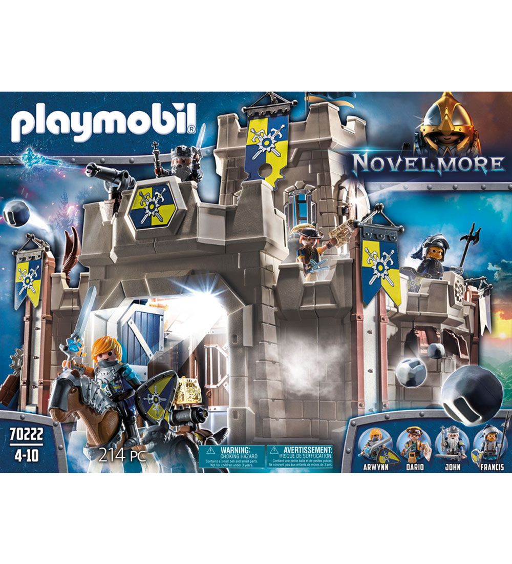 Playmobil Novelmore - Fstning - 70222 - 214 Dele