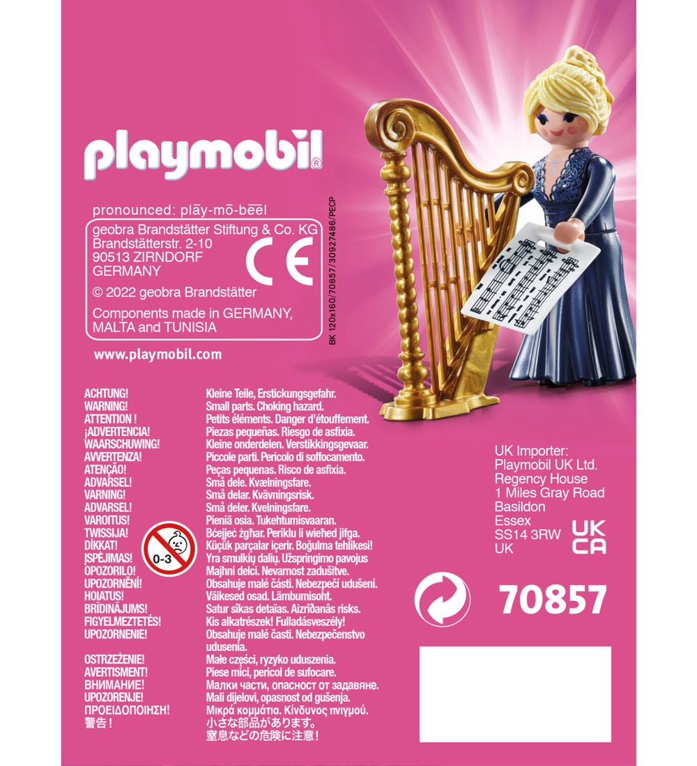 Playmobil Playmo-Friends - Harpespiller - 70857 - 4 Dele