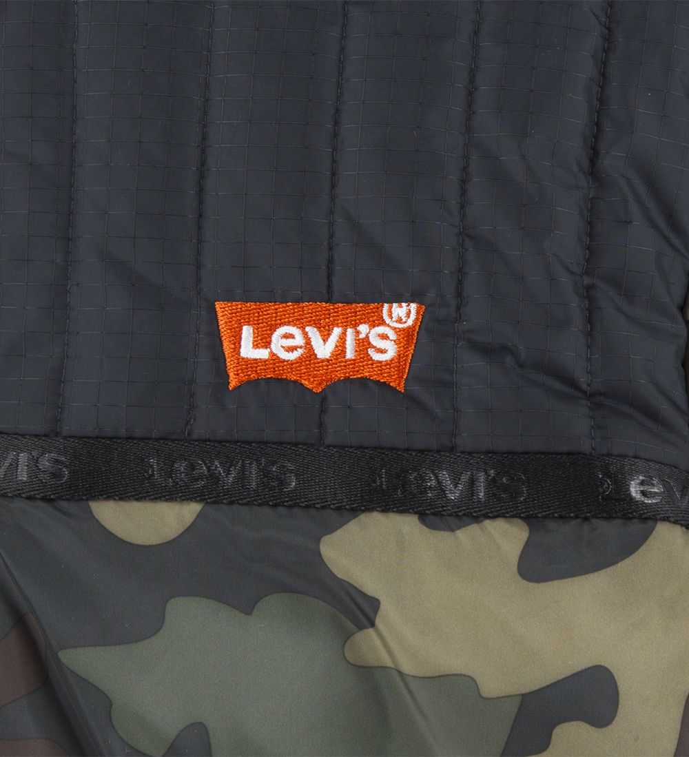 Levis Kids Dynejakke - Armygrn m. Camouflage
