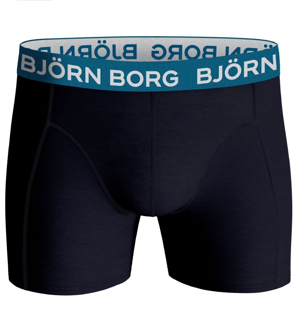 Bjrn Borg Boxershorts - 3-Pak - Grn/Bl/Sort