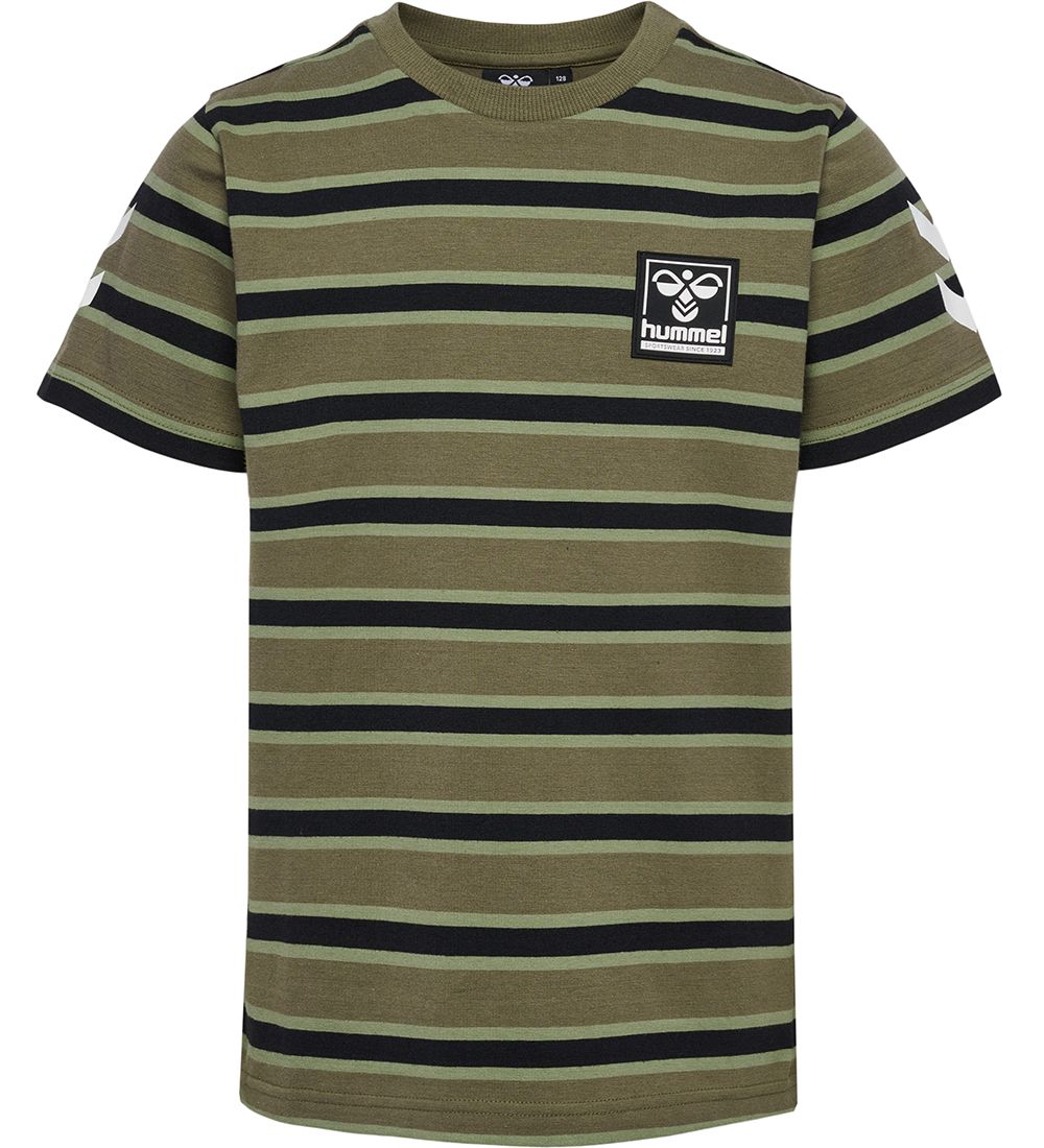 Hummel T-Shirt - hmlOhio - Kalamata m. Striber