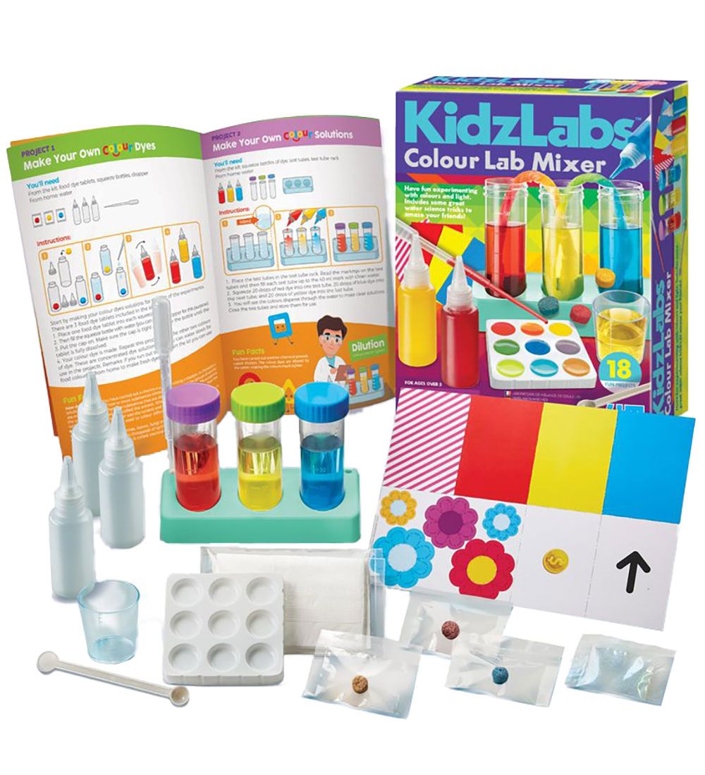 4M Farve Laboratorium - KidzLabs - Colour Lab Mix