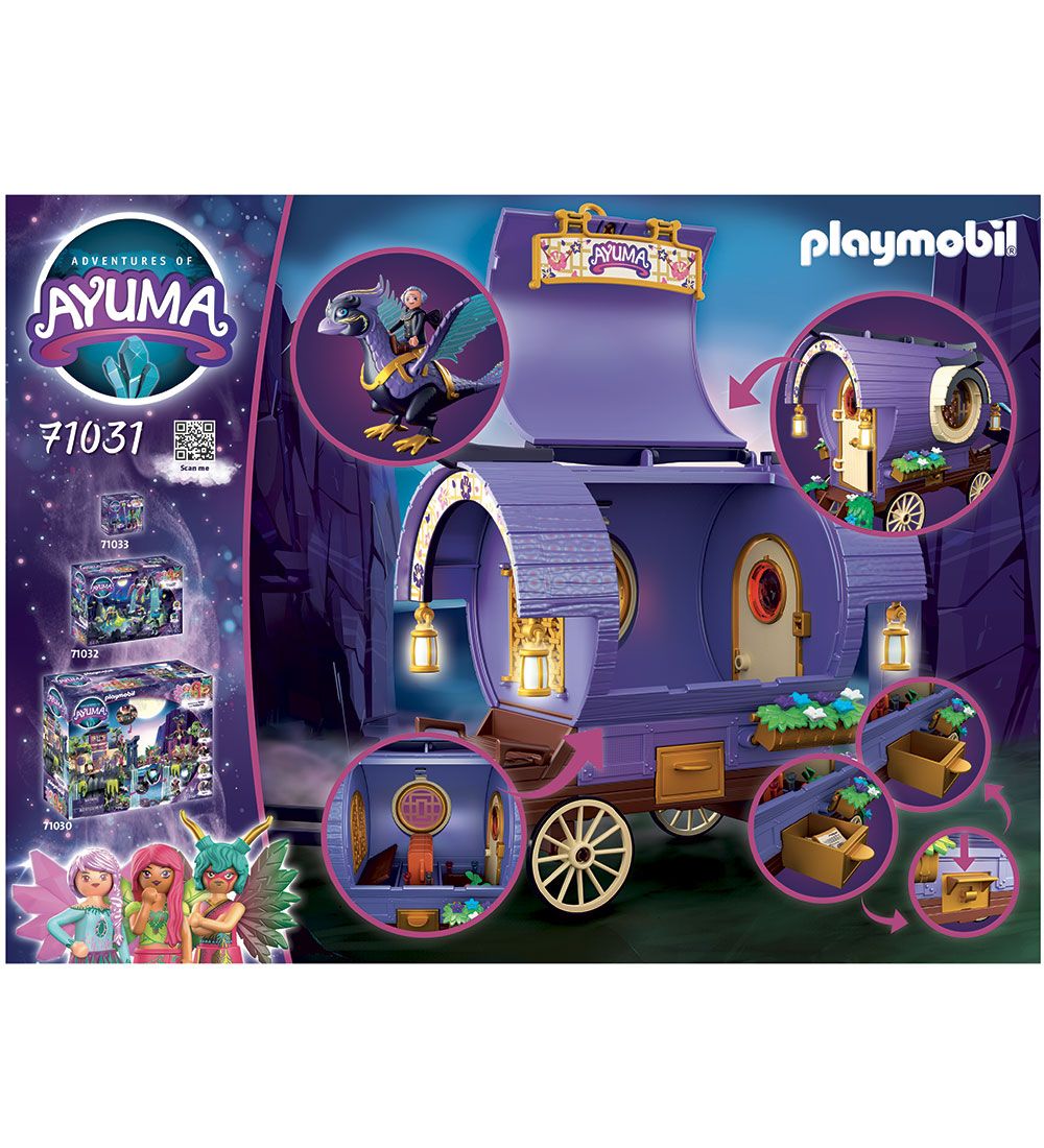 Playmobil Ayuma - Fe-Karet Med Føniks - 71031 - 105 Dele