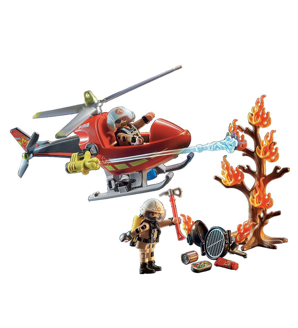 Playmobil City Action - Brandhelikopter - 71195 - 57 Dele