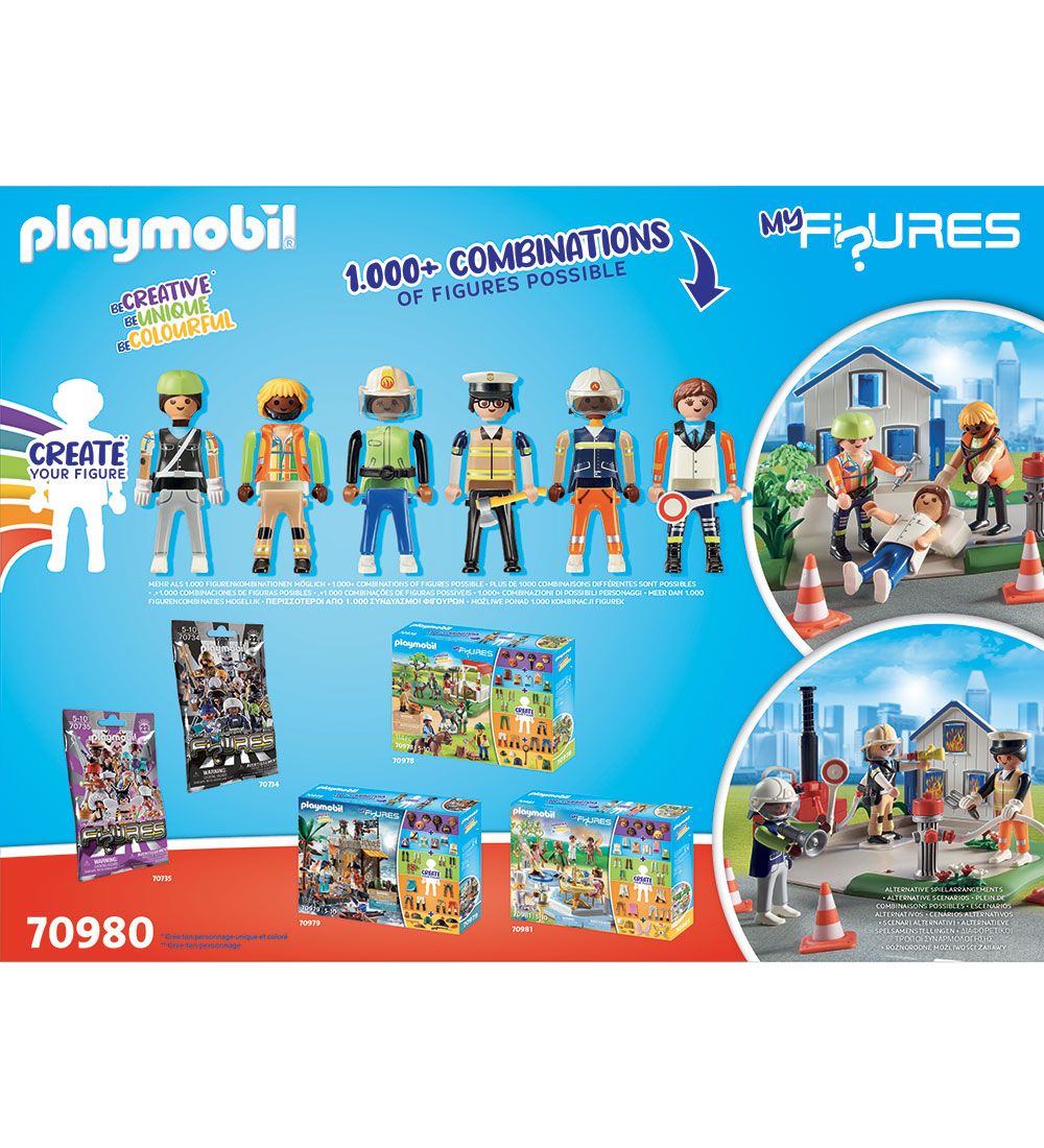 Playmobil My Figures - Rescue Mission - 70980 - 120 Dele