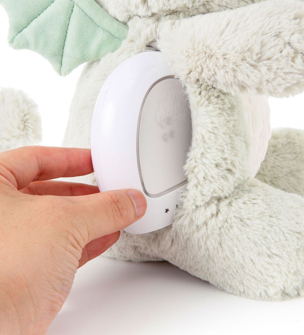 Cloud-B Bamse m. Lys og Lyd - Love Light - 26 cm - Drake The Dra