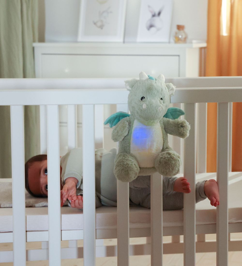 Cloud-B Bamse m. Lys og Lyd - Love Light - 26 cm - Drake The Dra