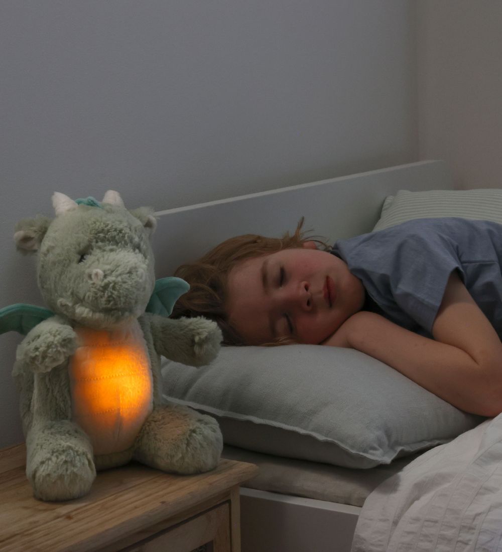 Cloud-B Bamse m. Lys og Lyd - Love Light - 26 cm - Drake The Dra
