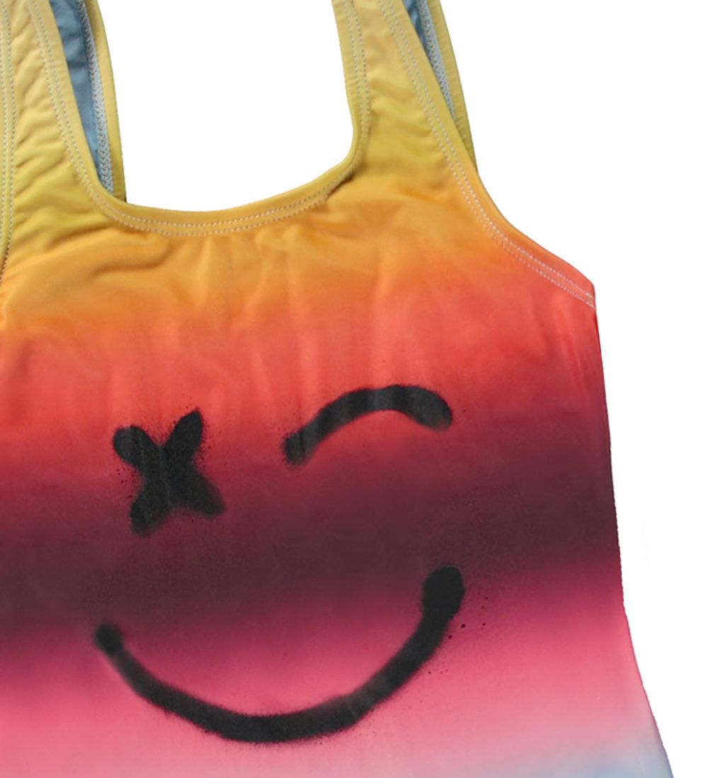 Molo Badedragt - UV50+ - Nika - Happy Rainbow