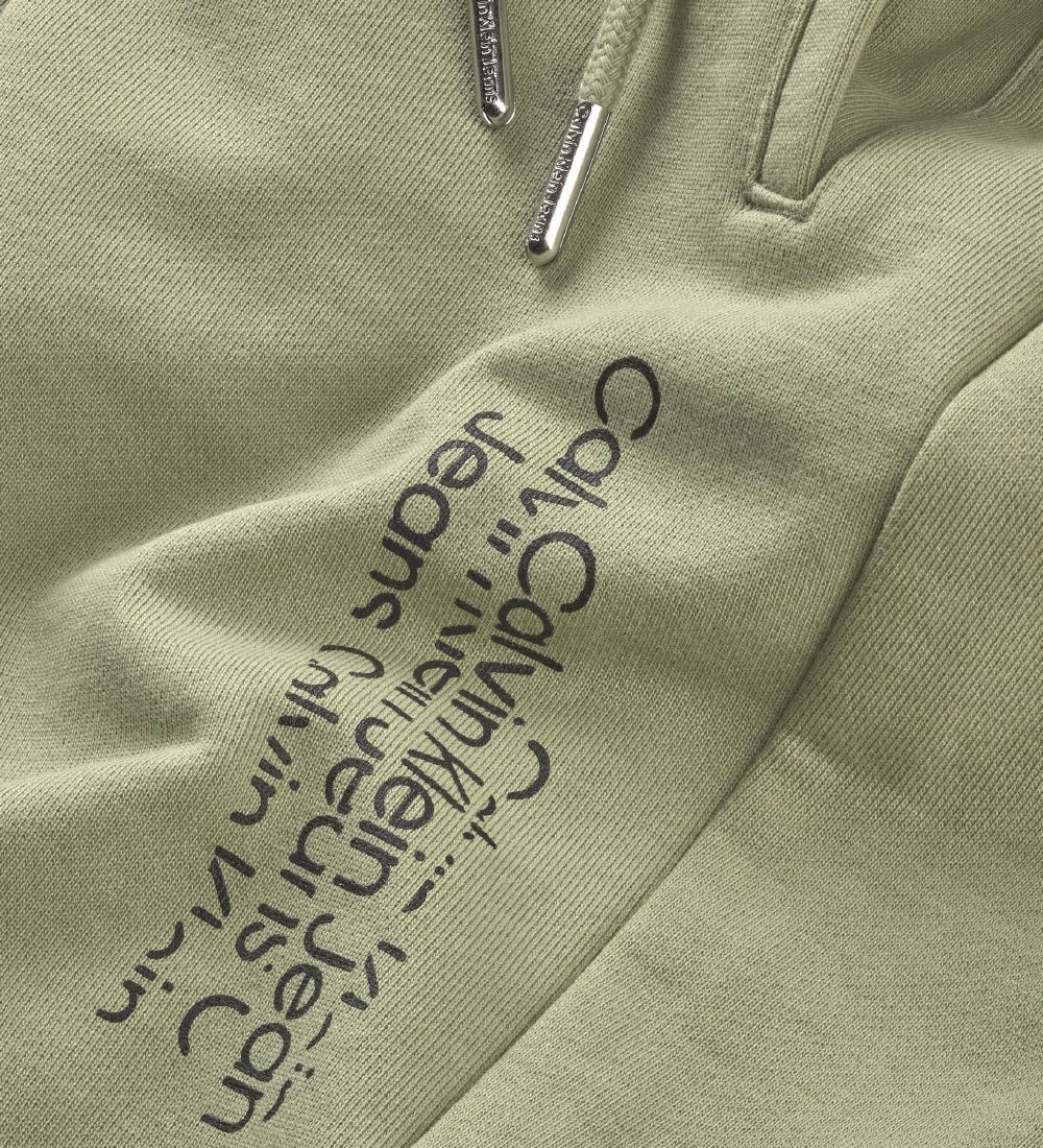 Calvin Klein Sweatpants - Repeat Inst. Logo Sweatpants - Earth S