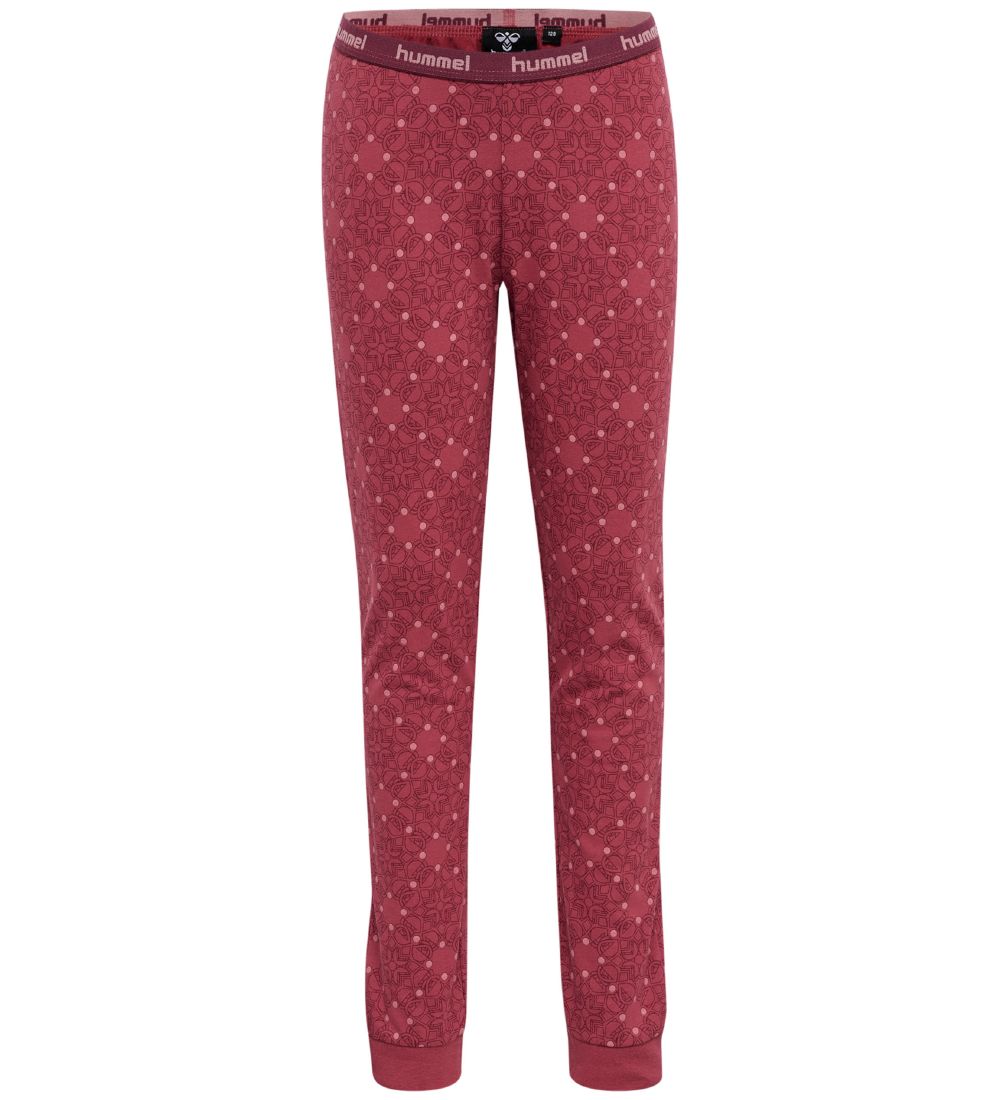 Hummel Nattøj - hmlCarolina - Earth Red