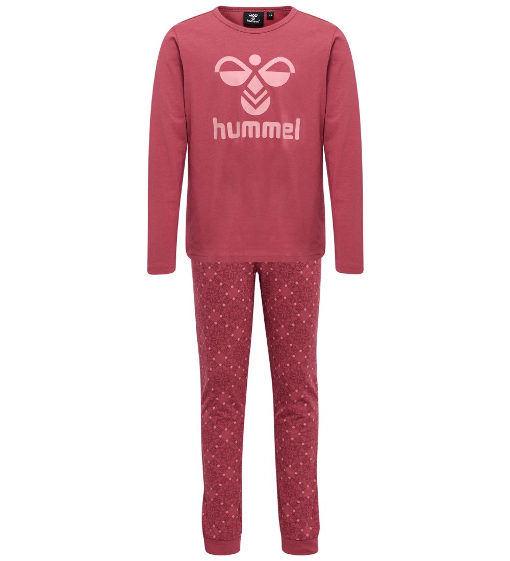Hummel Nattøj - hmlCarolina - Earth Red