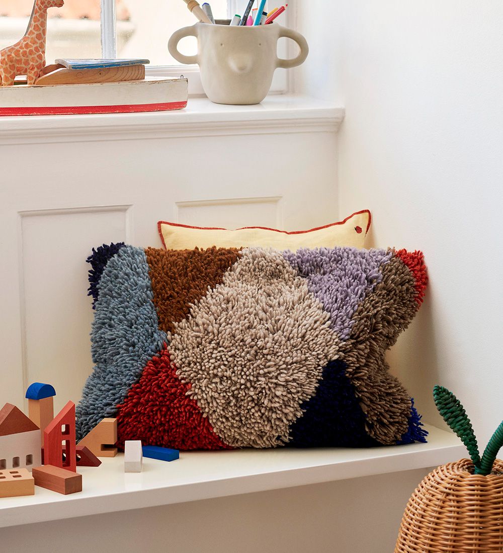 ferm Living Pude - 60x40 cm - Harlequin - Multifarvet
