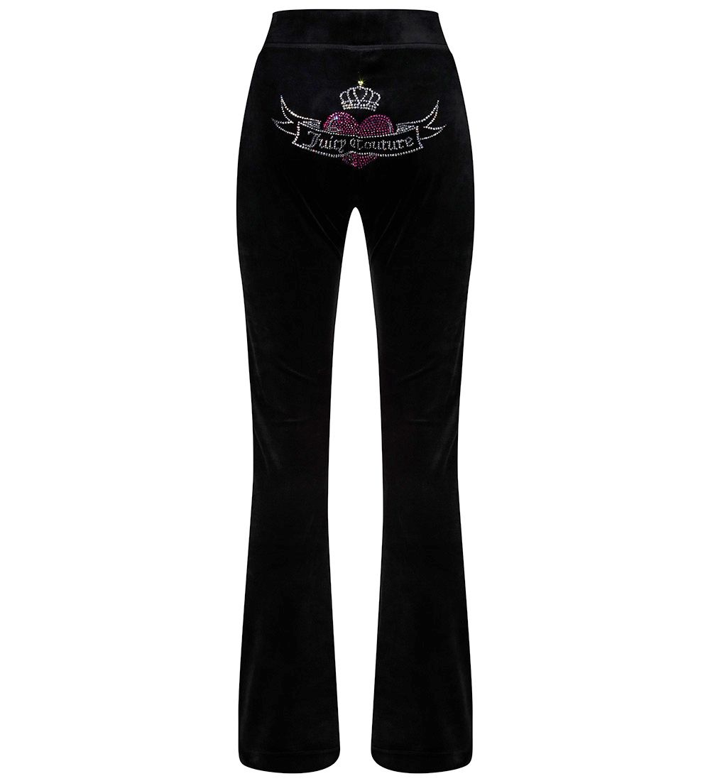 Juicy Couture Velourbukser - Sort