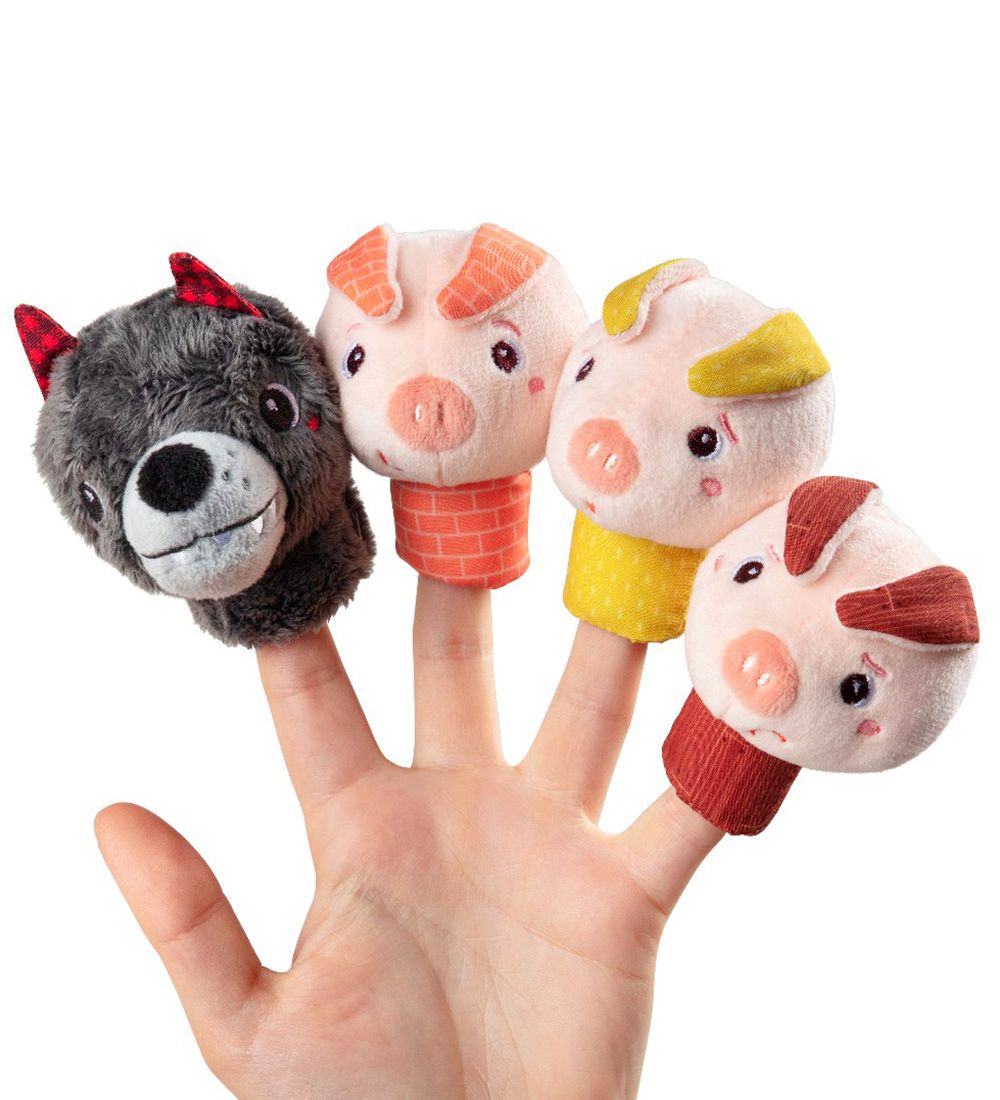 Lilliputiens Fingerdukke - The Wolf And The 3 Little Pigs
