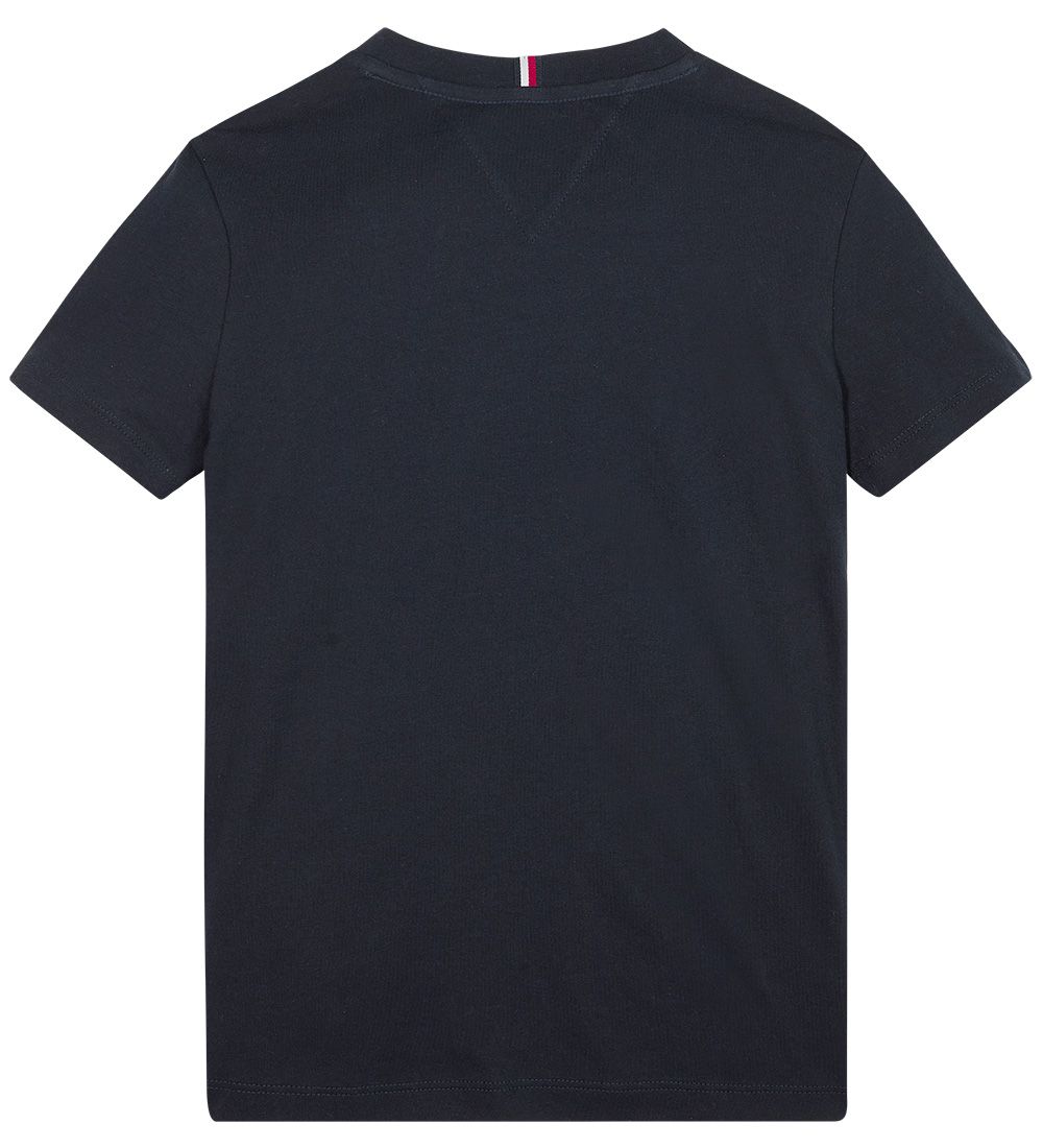 Tommy Hilfiger T-Shirt - Th Logo Tee - Desert Sky