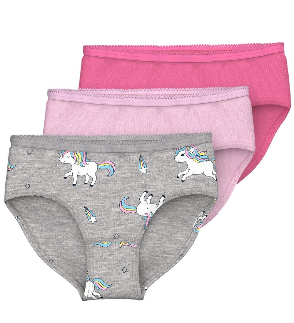 Name It Trusser - Noos - NmfBriefs - 3-pak - Grey Melange
