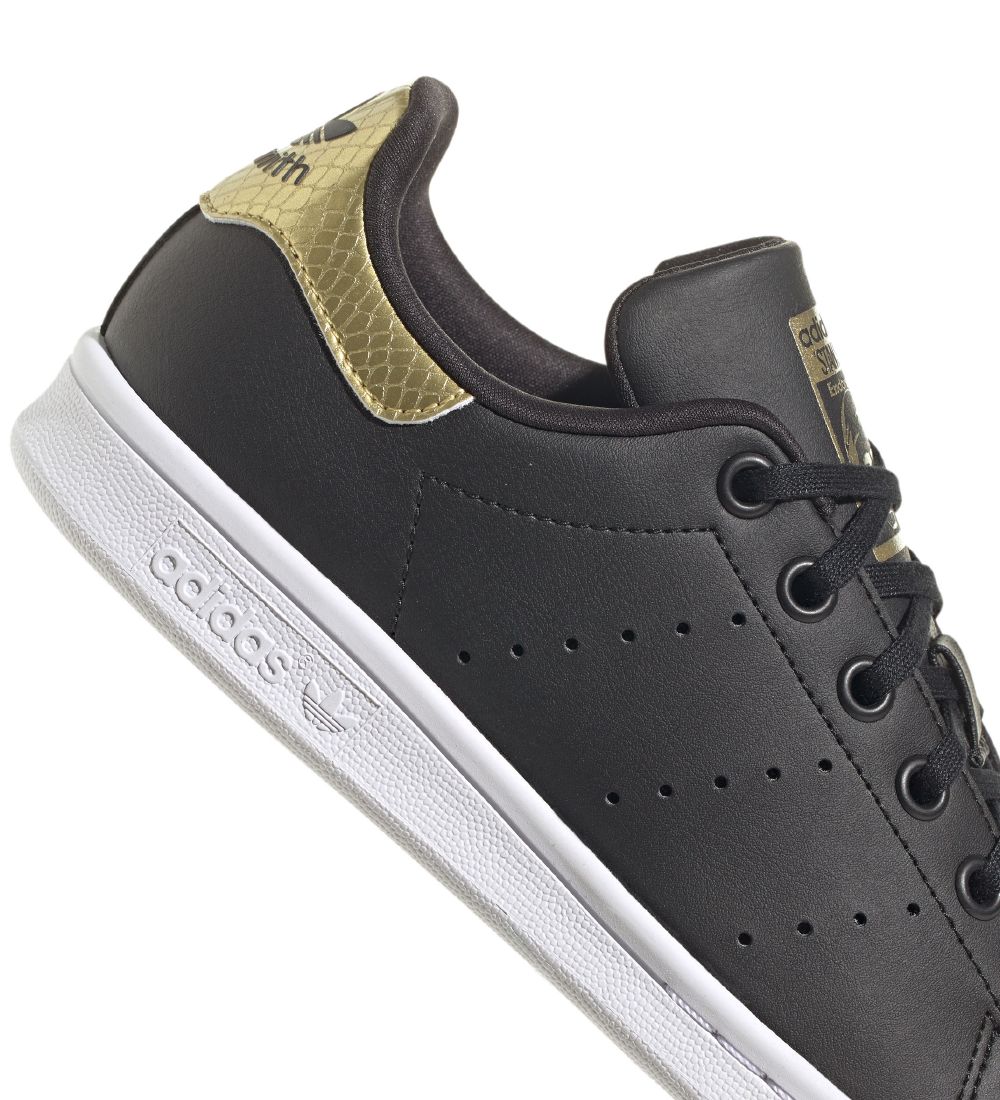 adidas Originals Sneakers - Stan Smith J - Sort/Guld