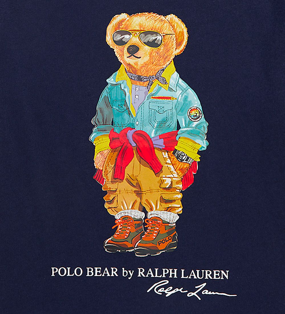 Polo Ralph Lauren T-shirt - Voyager - Navy m. Print