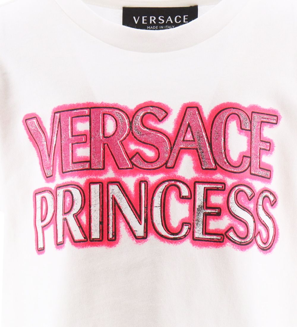 Versace T-shirt - Hvid/Pink