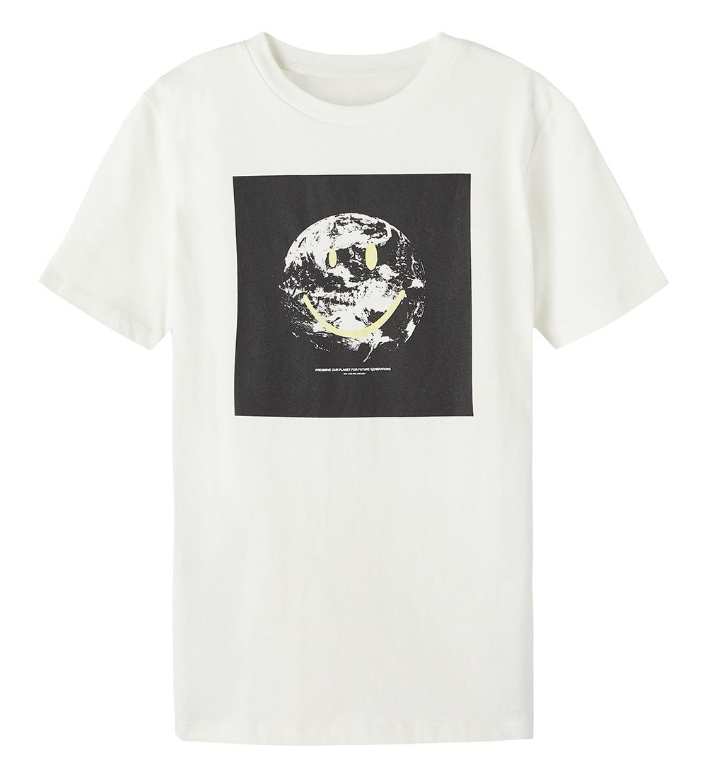 LMTD T-shirt - NlmTobe - White Alyssum