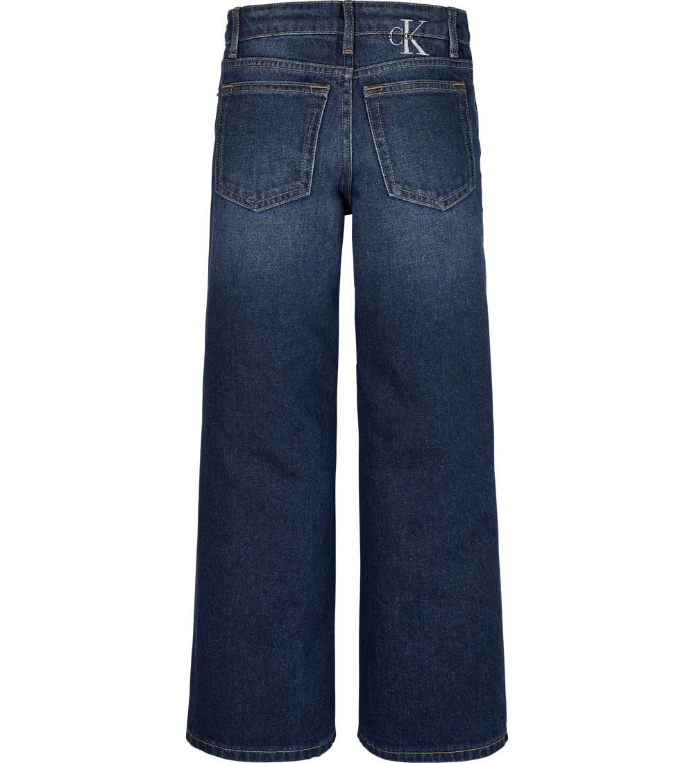 Calvin Klein Jeans - Wide Leg High Rise - Dark Blue