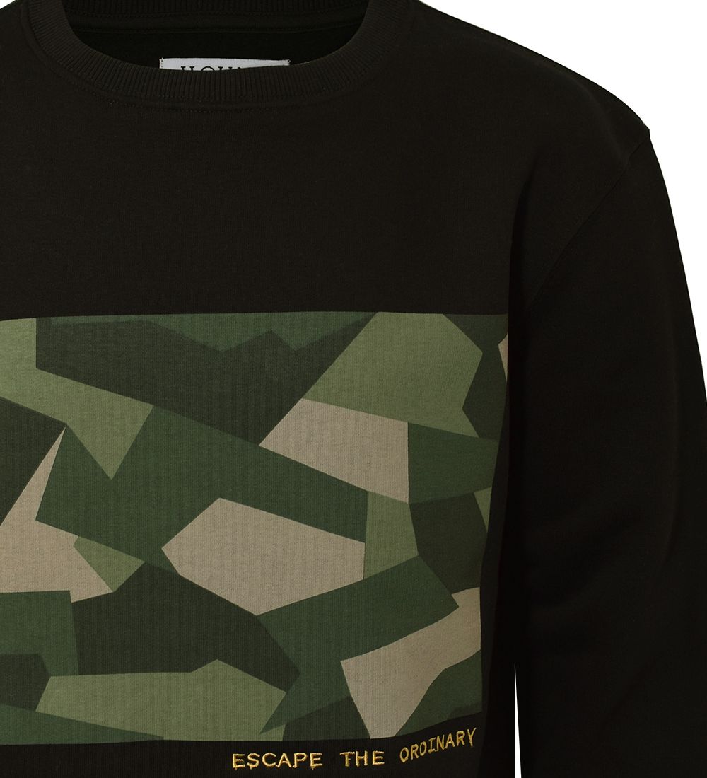 Hound Sweatshirt - Sort/Grn
