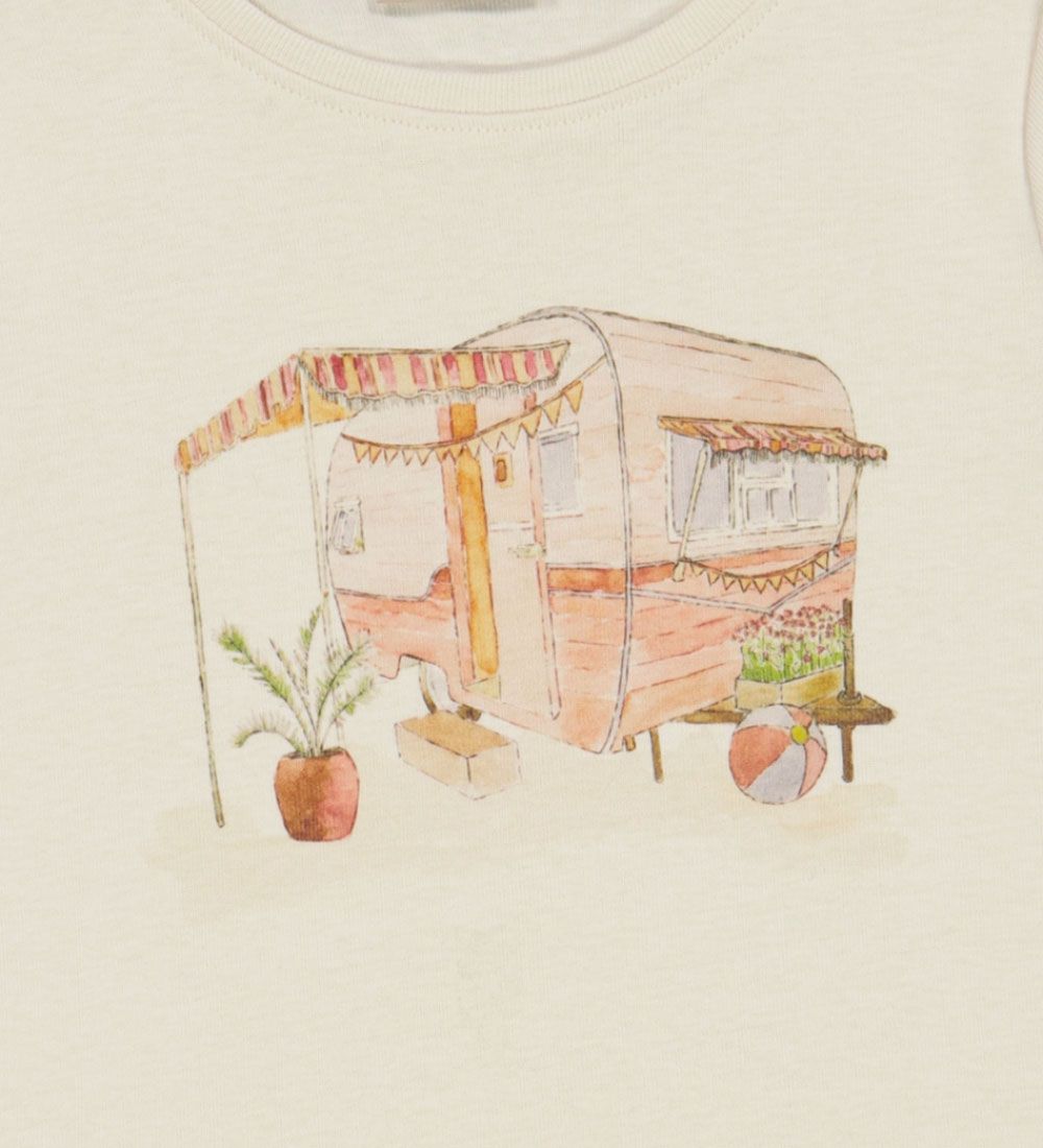Wheat T-shirt - Holiday Home - Eggshell