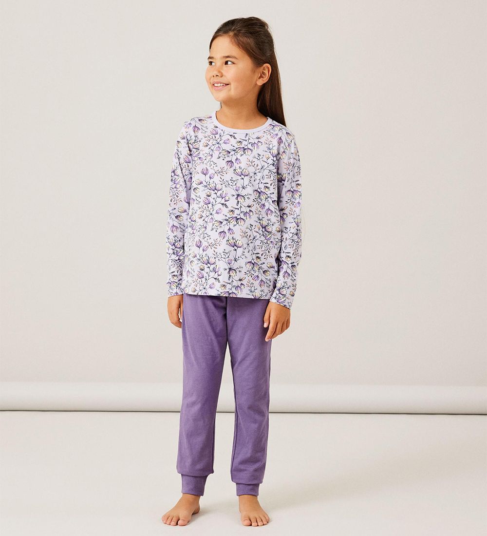 Name It Nattøj - Noos - NkfNightset - Purple Heather