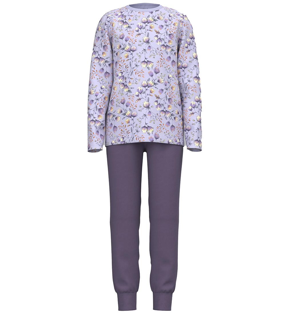 Name It Nattøj - Noos - NkfNightset - Purple Heather