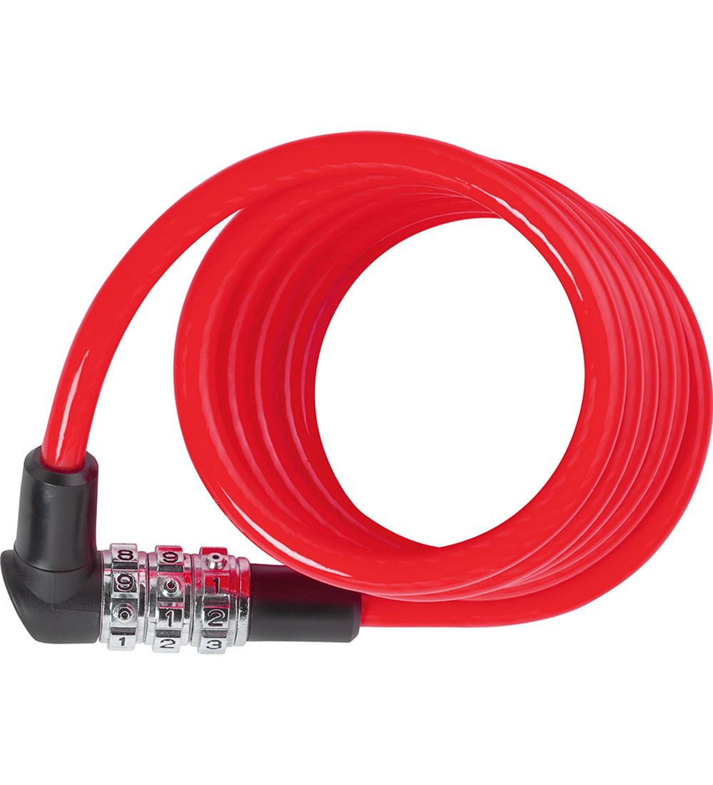 Abus Spirallås - 3506C - 120 cm - Rød