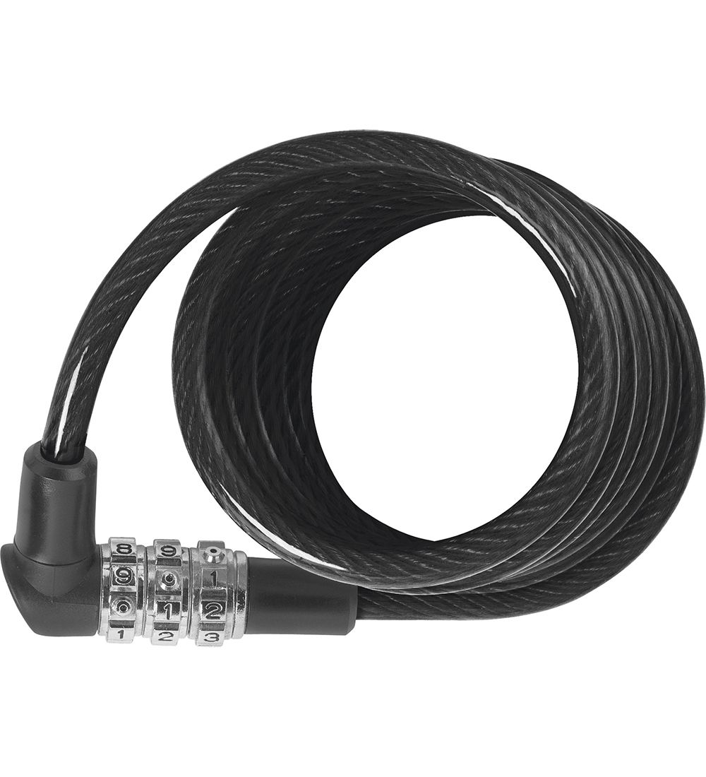 Abus Spirallås - 3506C - 120 cm - Sort