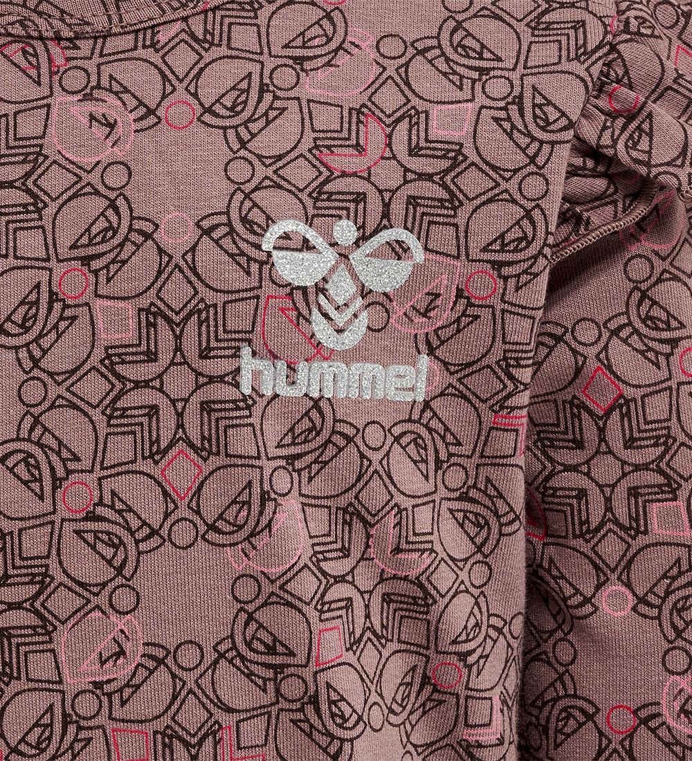 Hummel Bluse - hmlFia - Deep Taupe m. Slvglimmer