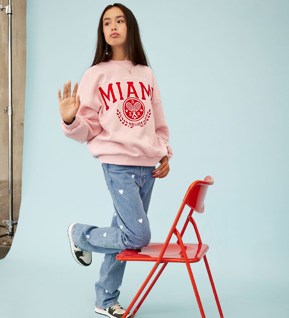 Hound Sweatshirt - Soft Pink