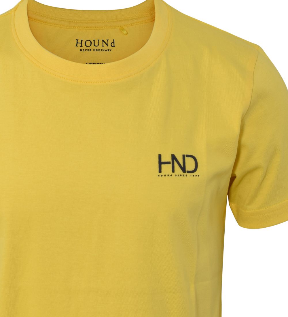 Hound T-shirt - Lemon Yellow
