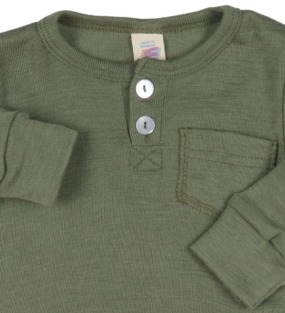 Engel Bluse - Uld/Silke - Olive