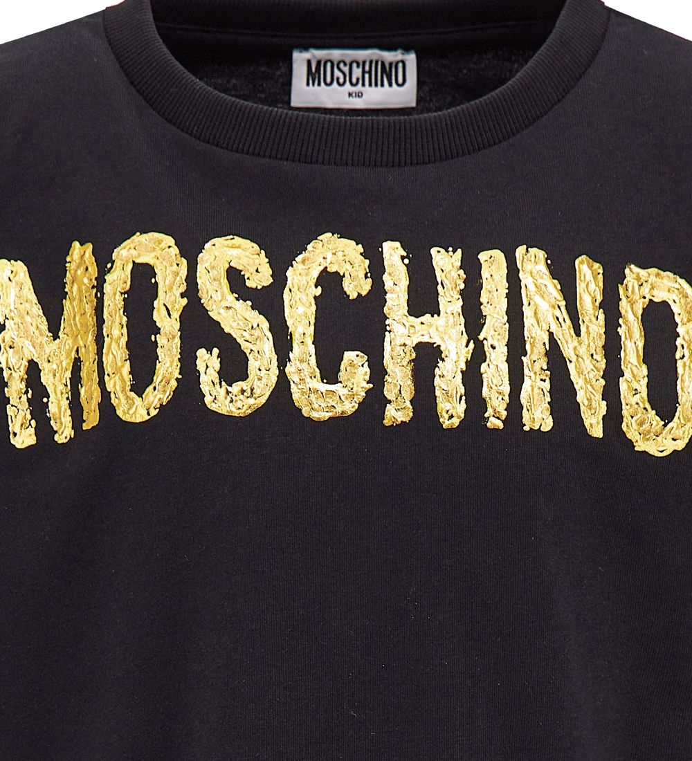 Moschino  T-Shirt - Sort m. Guld
