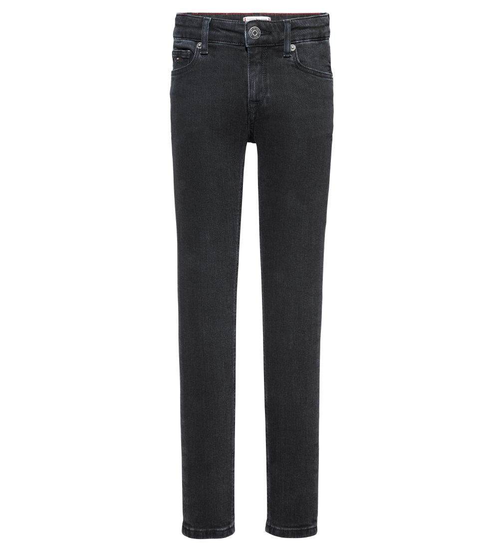 Tommy Hilfiger Skinny Jeans - Nora - Faded - Sort